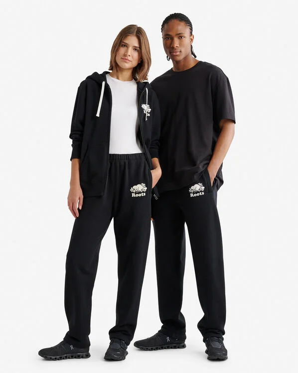 Organic Heritage Sweatpant in Black