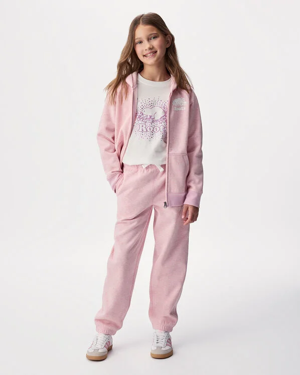Kids Original Sparkle Zip Hoodie, alternate view